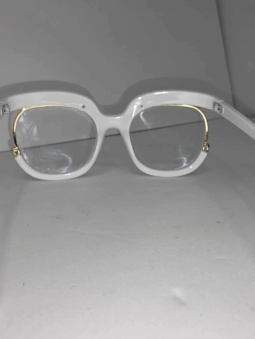 Oversized Black & White Browline Eyeglass Frames Bundle Of 2 Retro Vintage Chic